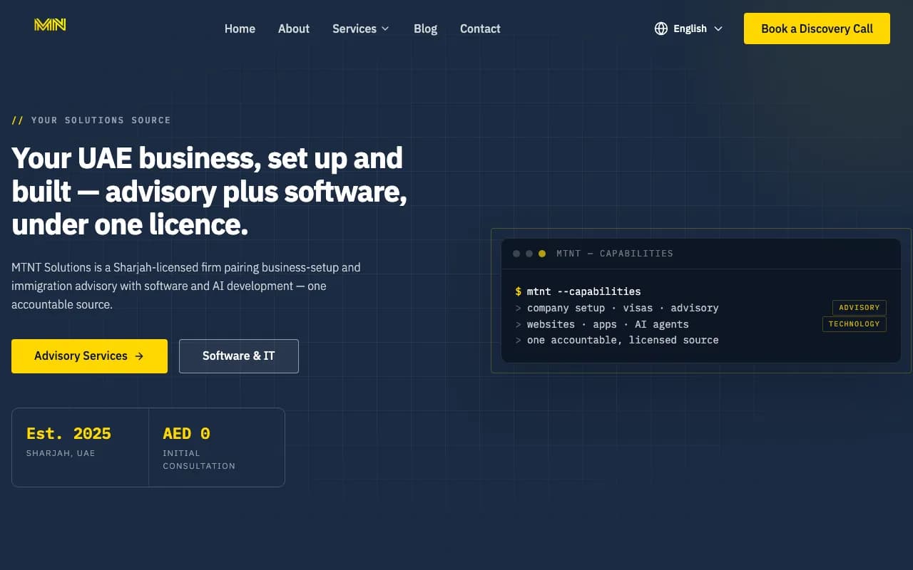 mtnt-solutions.com — Our site in EN and RU