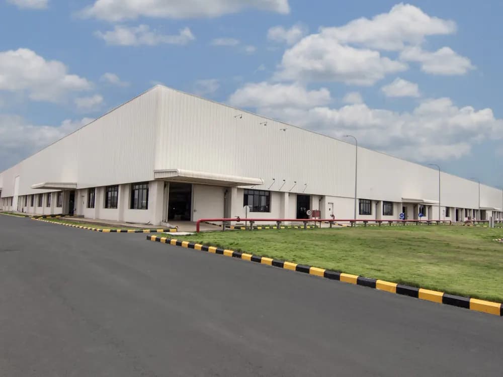 The company warehouse building